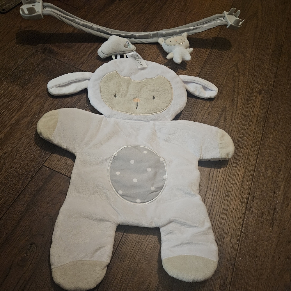 Ingenuity InLighten Swing Cuddle Lamb Replacement Part Toy Arch Cloud Bunny. 